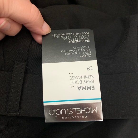 NWT Michel Studio ‘Emma’ curvy baby boot size 18 - Picture 7 of 7